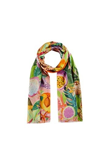 CODELLO Écharpe tutti en coton organique, Orange, taille unique