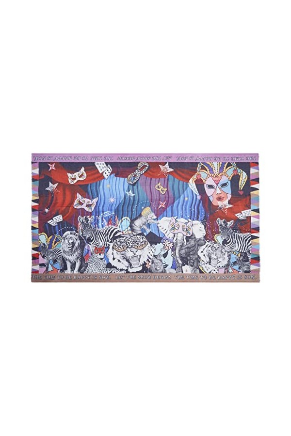 CODELLO Écharpe douce en coton et modal, Rose, taille unique