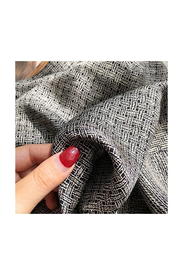 KIZQYN Echarpe Châle Écharpe généreuse en sergé de Soie Solide tissé Classique écharpe en Soie de mûrier châle écharpe Douce 