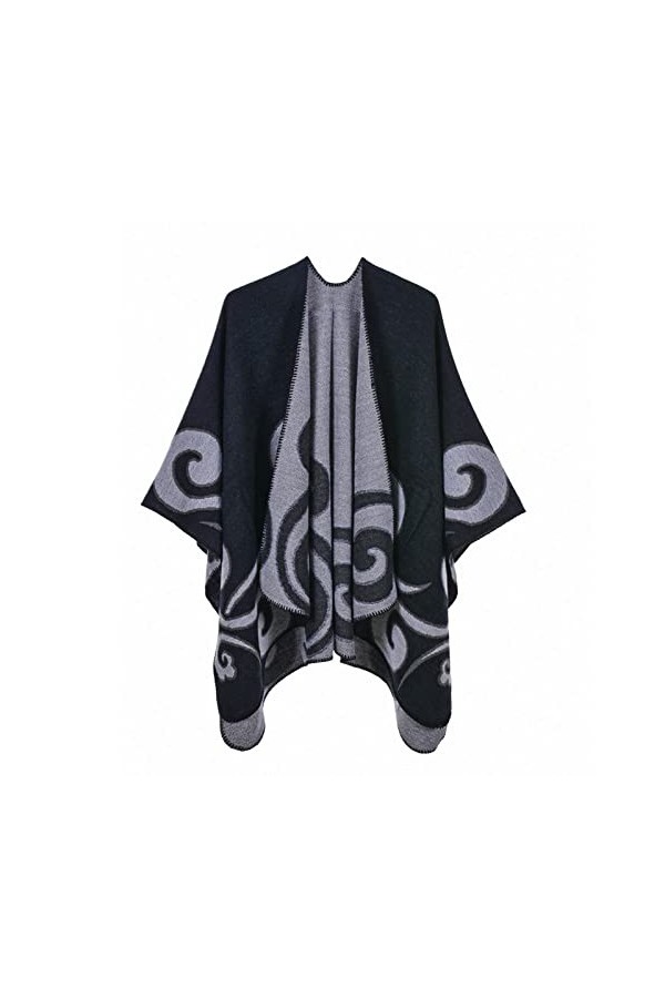 ZUHERA Mode femmes imprimé écharpe hiver chaud châle écharpe femmes tricoté chaud confortable doux épaissi couverture, 1,130 