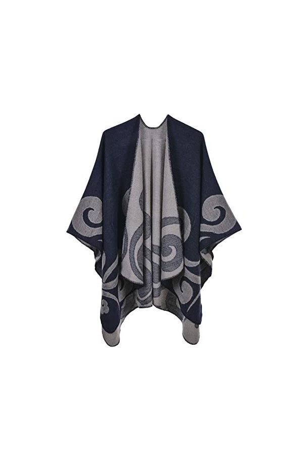 ZUHERA Mode femmes imprimé écharpe hiver chaud châle écharpe femmes tricoté chaud confortable doux épaissi couverture, 1,130 