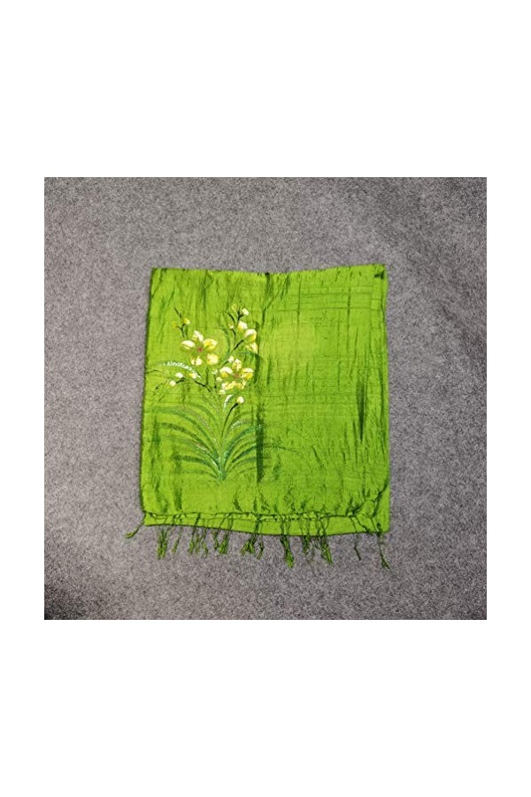 Interact China Écharpe Peinte à la Main Pour Femme Pure Soie 102