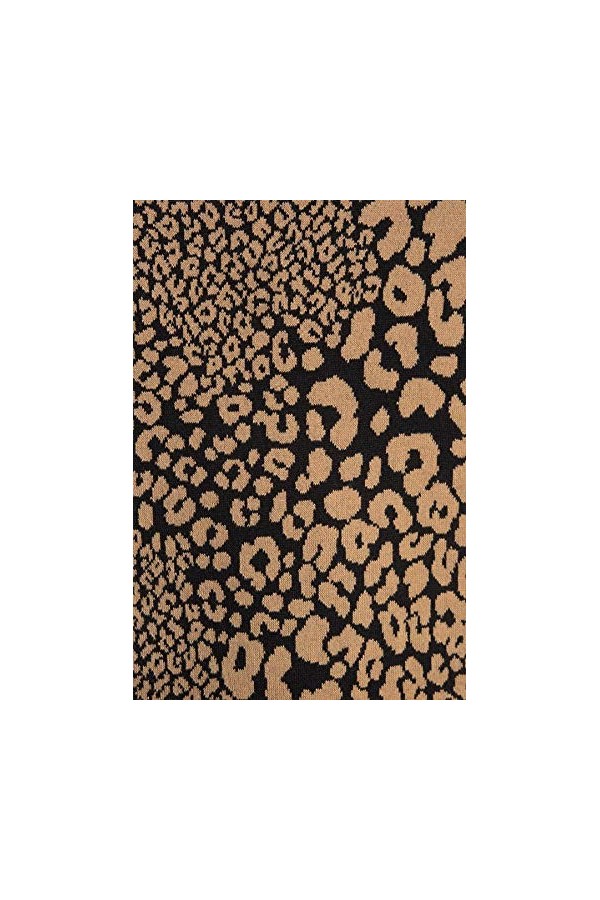 Michael Kors Écharpe imprimé léopard pour femme Camel foncé 