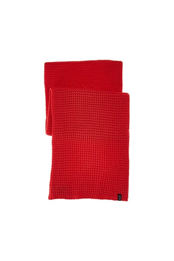 Jack Wolfskin Écharpe Milton, Mixte, 1903911, Hibiscus Red, Taille Unique