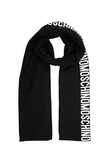 MOSCHINO femme écharpe en laine black