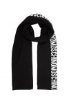 MOSCHINO femme écharpe en laine black