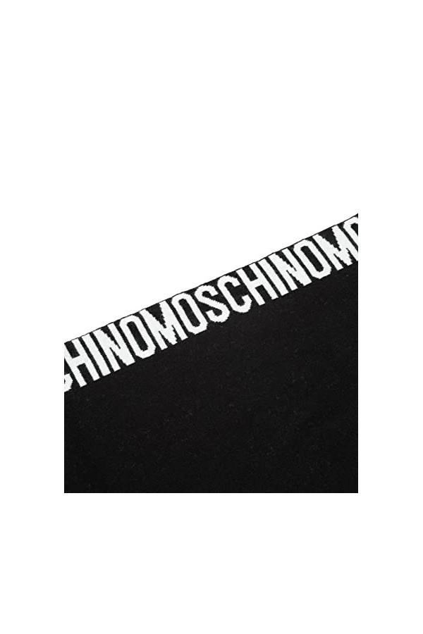 MOSCHINO femme écharpe en laine black