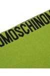 MOSCHINO femme écharpe en laine green