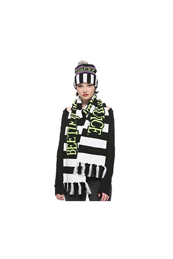 Beetlejuice Écharpe rayée
