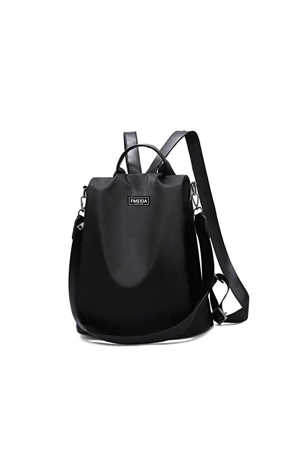 Fmeida Sac à Dos Sac a Main Femme Anti-vol Sac Cabaia Mini Imperméable Sac de Voyage en Nylon Sac Cabas 2 en 1 Sacs à Main Po