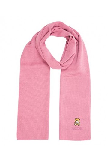 MOSCHINO femme Teddy �charpe en laine pink