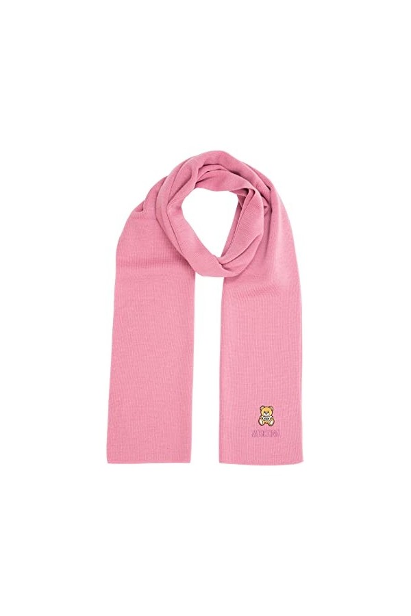 MOSCHINO femme Teddy �charpe en laine pink