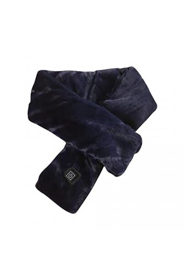 Écharpe chauffante intelligente en duvet électrique USB - Protection du cou - Pour femme A, taille unique taille B unique 