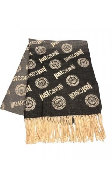 JUST CAVALLI Sciarpa LOGO ALL OVER GLITTER Donna UNI