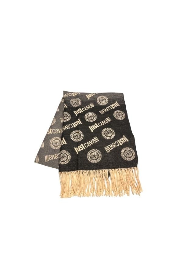 JUST CAVALLI Sciarpa LOGO ALL OVER GLITTER Donna UNI