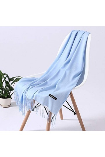 Samnuerly Écharpe pour Femme - Mode Printemps Hiver Femme écharpe Hiver Chaud écharpes en Cachemire Dame Tricot châles Foular