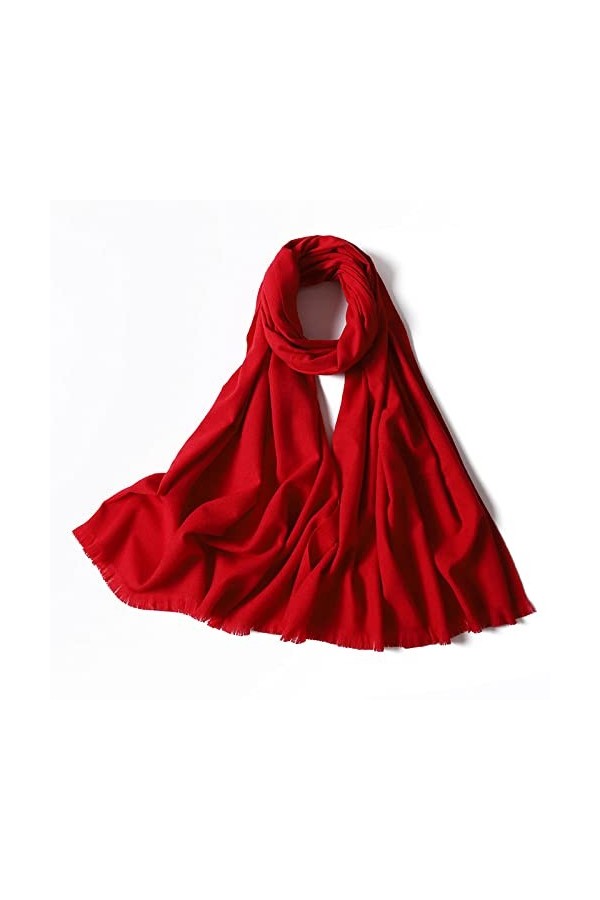 Écharpe pour femme - Écharpe légère en cachemire tricotée pour femme, garde au chaud, écharpe en coton, homme, écharpe, cadea