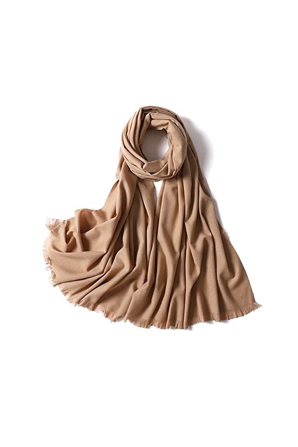 Écharpe pour femme - Écharpe légère en cachemire tricotée pour femme, garde au chaud, écharpe en coton, homme, écharpe, cadea