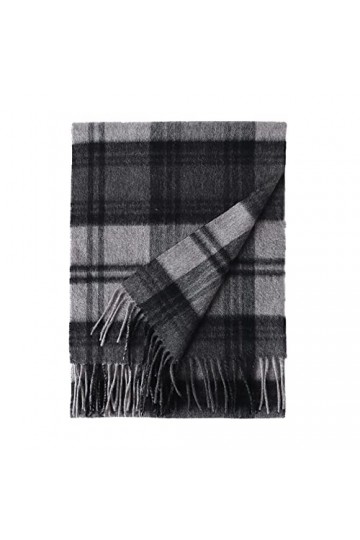 KUNIUO Écharpe en Laine À Carreaux pour Hommes dhiver Écharpe en Cachemire Écharpe pour Femme Foulard Femme Écharpe Longue C