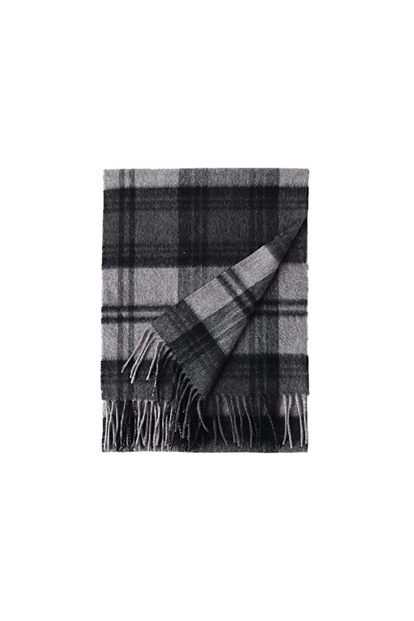 KUNIUO Écharpe en Laine À Carreaux pour Hommes dhiver Écharpe en Cachemire Écharpe pour Femme Foulard Femme Écharpe Longue C