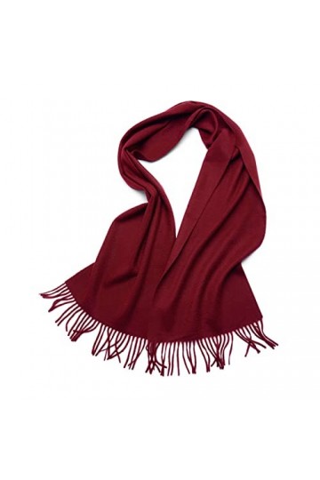 RILOOP Écharpe en cachemire pour femme avec pompon, écharpe dautomne et dhiver chaude et polyvalente pour fête de mariage p