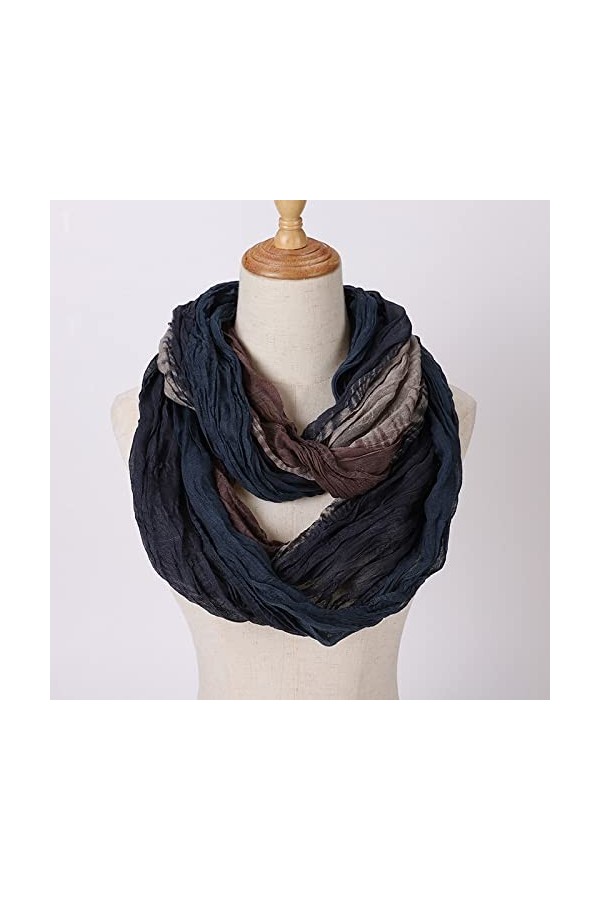 Écharpe pour Femme - Hiver Tricoté Long Doux Chaud Froissé Écharpe Mode Écharpe Châle Écharpe pour Dames, Châle Écharpe Cadea