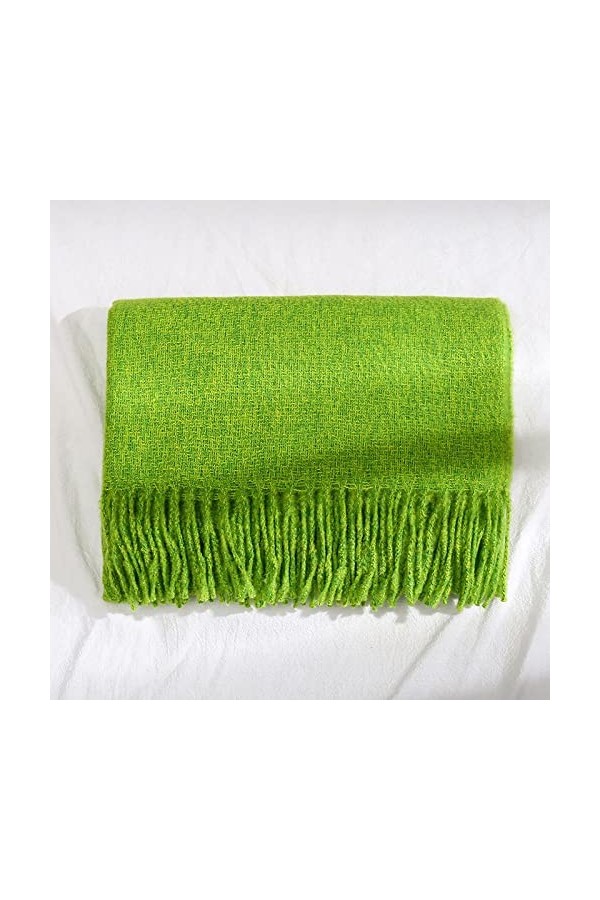 Samnuerly Écharpe Femme - Mode Hiver Long Doux Chaud Écharpes Dame avec Gland Chaud Doux Châles Wraps Écharpe en Cachemire, G