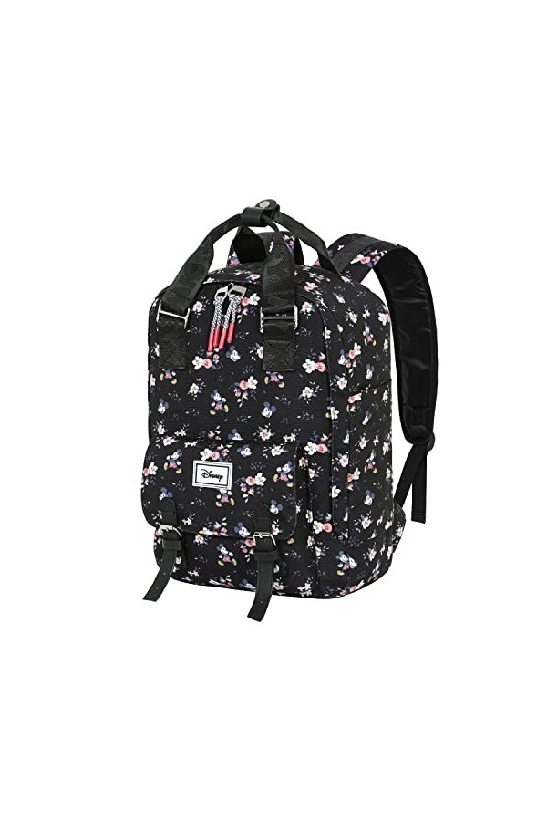 Disney Mickey Mouse Nature-Sac de Courses Shopping Bag, Noir