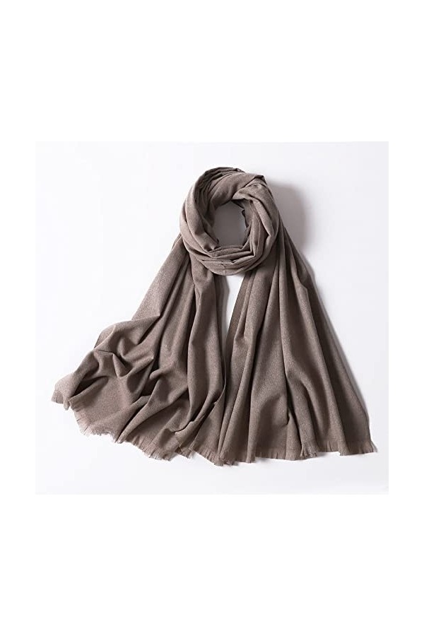 Samnuerly Écharpe Femme - Écharpe Tricotée Cachemire Femme Garder Au Chaud Coton Écharpes Hommes Dame Écharpe Cadeaux Hiver P