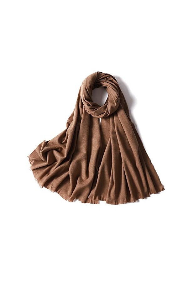 Samnuerly Écharpe Femme - Écharpe Tricotée Cachemire Femme Garder Au Chaud Coton Écharpes Hommes Dame Écharpe Cadeaux Hiver P