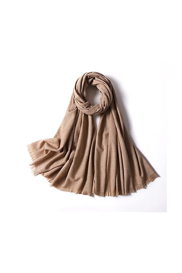 Samnuerly Écharpe Femme - Écharpe Tricotée Cachemire Femme Garder Au Chaud Coton Écharpes Hommes Dame Écharpe Cadeaux Hiver P