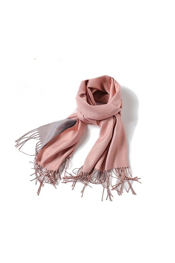 Écharpe pour femme - Écharpes pour femmes légères à la mode à franges pour dames Écharpes Châle Wrap Cadeaux Couverture de fê