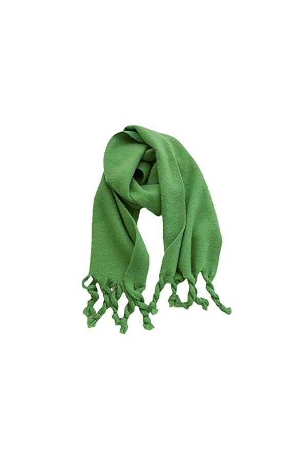 Samnuerly Écharpe pour Femme – Écharpe Longue en Laine dhiver de Couleur Unie pour Garder au Chaud Écharpe Longue et épaisse