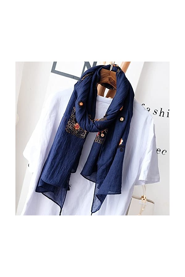 Samnuerly Écharpe pour Femme - Écharpes pour Femmes Écharpes imprimées légères Automne Hiver Printemps Été Mode Wraps Châle, 