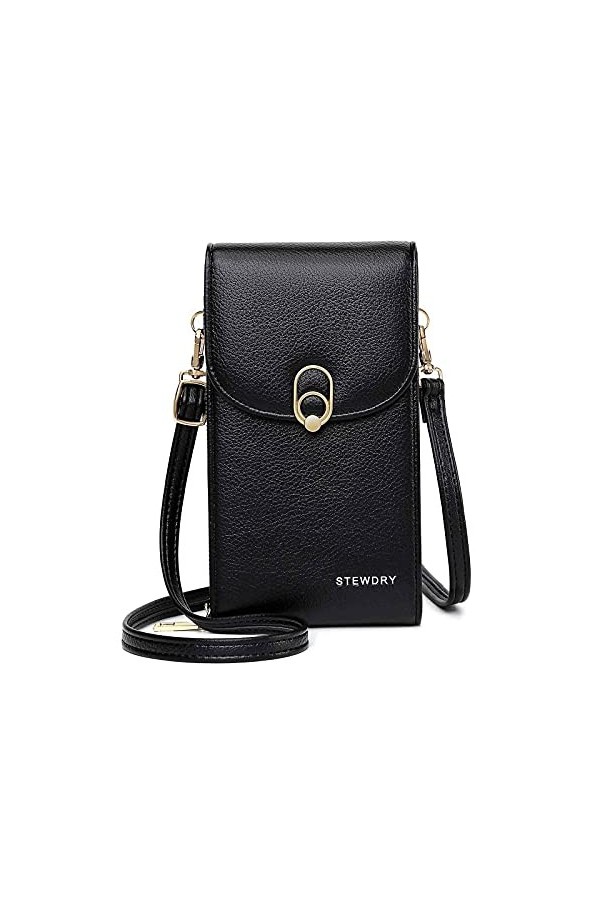STEWDRY Femme Sac à Main Bandoulière Téléphone portefeuille Portable Épaule