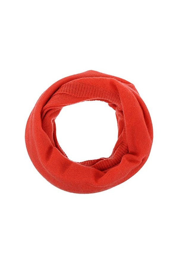 LES POULETTES - Echarpe Tube 100% Cachemire 2 Fils Classics - Rouge