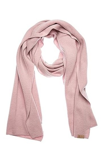 KNITAS Écharpe tricotée en laine mérinos et cachemire pour homme et femme I Écharpe chaude tricotée automne hiver I Écharpe c