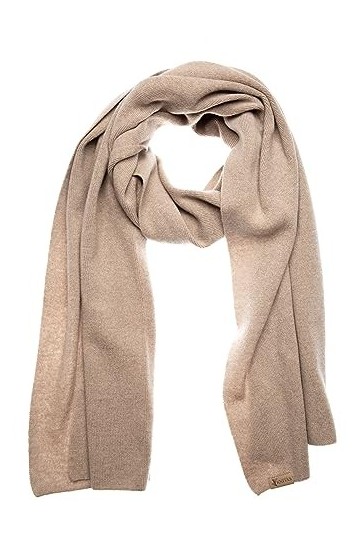 KNITAS Écharpe tricotée en laine mérinos et cachemire pour homme et femme I Écharpe chaude tricotée automne hiver I Écharpe c