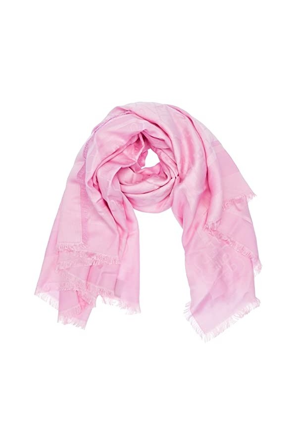 BOSS Ledonia_12 Scarf, Open Pink696, Taille Unique Femme
