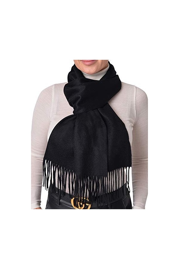 Pari De Luxe Écharpe douce et chaude 100 % cachemire dans de nombreuses couleurs – Écharpe élégante 100 % cachemire pour homm