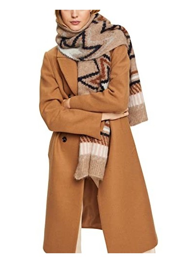 ESPRIT 112ea1q306 Écharpe Tendance, 290/beige Clair, Taille Unique Femme