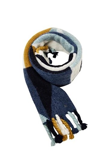 ESPRIT 092ea1q310 Écharpe Tendance, 450/bleu pétrole, Taille Unique Femme