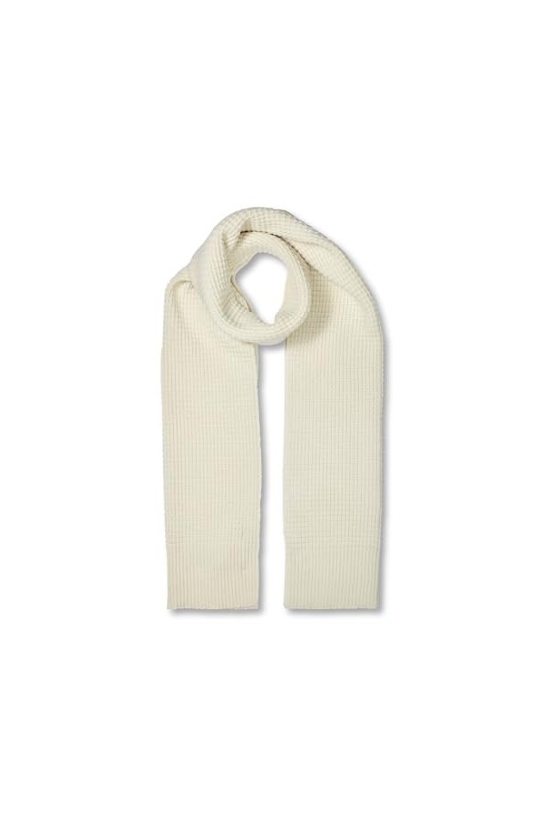 FALKE Rustique Écharpe en Laine à séchage Rapide et Chaude Temps Froid, Blanc cassé 2040 , Taille Unique Mixte