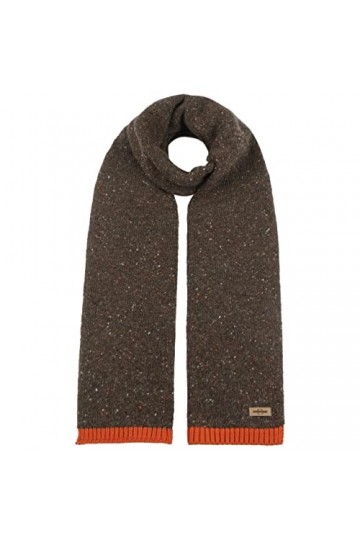 Stetson Listaco Écharpe en laine tricotée Écharpe dhiver pour femme Écharpe pour homme et femme Fabriqué en Italie Automne H