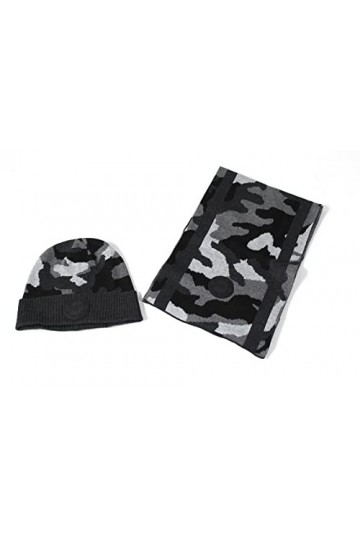 Michael Kors Ensemble écharpe et bonnet, gris, M