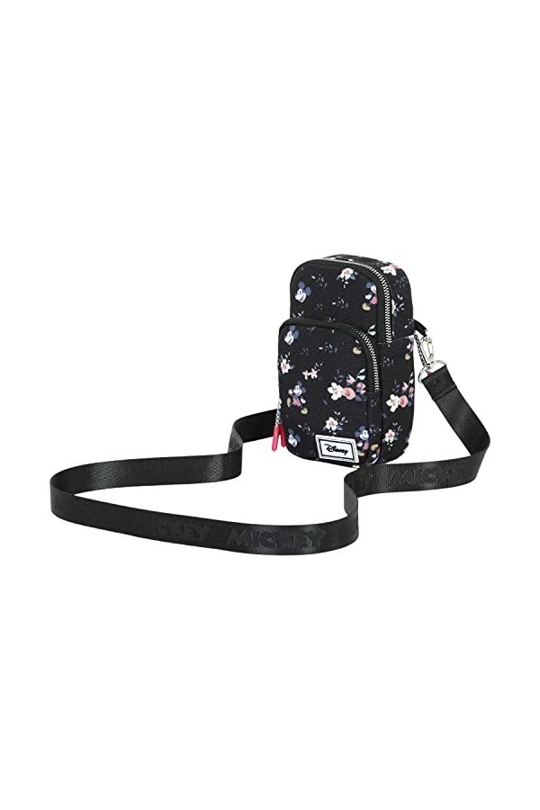 Disney Mickey Mouse Nature-Sac de Courses Shopping Bag, Noir