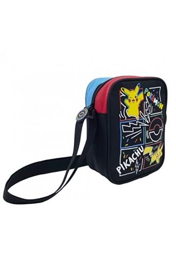 CYPBRANDS Pokémon Colorful Bandoulière, 31 Unisexe pour Enfants, Noir