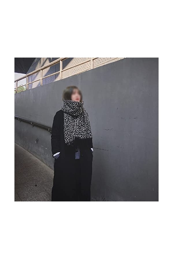 Femmes Hiver Chaud Châle Épaissie Écharpe Écharpe Femmes Châle Confortable Doux Décontracté Couleur : AS Show， Taille : 1956