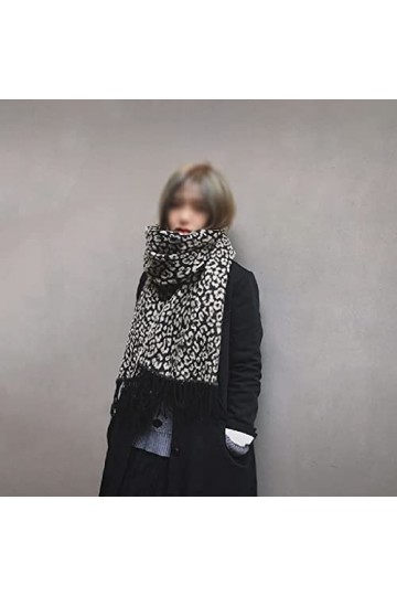 Femmes Hiver Chaud Châle Épaissie Écharpe Écharpe Femmes Châle Confortable Doux Décontracté Couleur : AS Show， Taille : 1956