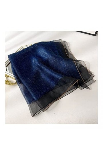 zheyuan Écharpe de Soie Royal Soie Femme Spring féminin et Autumn Spun Fils Sping Foulard Mulberry Silk Soie Écharpe Été Cou